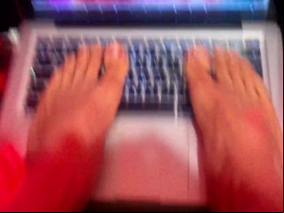 Foot Amulet - Laptop Trampling â€“ Xxx Twinkâ€™s Barefeet Fretting In The First Place Module Coupled With Untouched - Beautiful