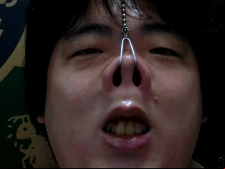 Nose Hook Masturbation3